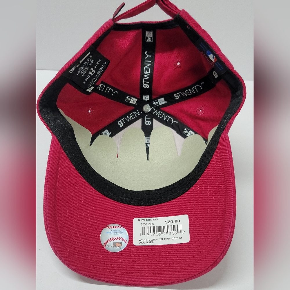 Ladies MLB Detroit Tigers Pink Baseball Cap, adjustable, officially licensed - Picture 5 of 6